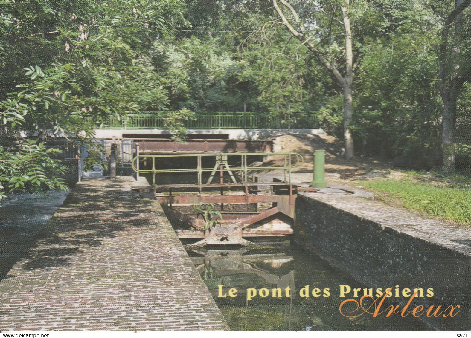 Carte Postale: Une Page De L'histoire D'ARLEUX: Le Pont Des Prussiens. Foire à L'ail. - Arleux