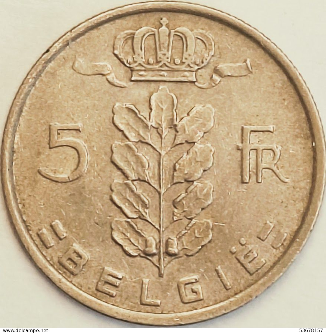 Belgium - 5 Francs 1949, KM# 135.1 (#3181) - 5 Francs