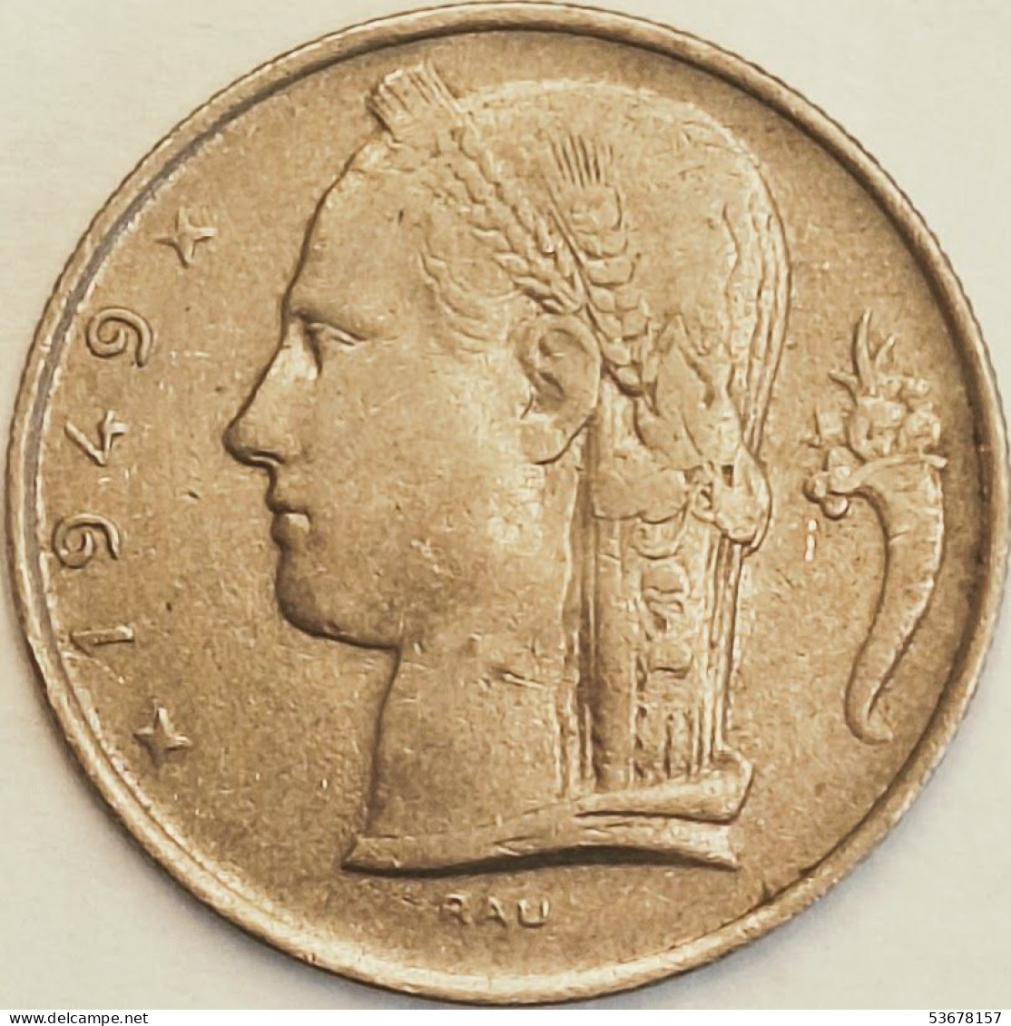 Belgium - 5 Francs 1949, KM# 135.1 (#3181) - 5 Francs