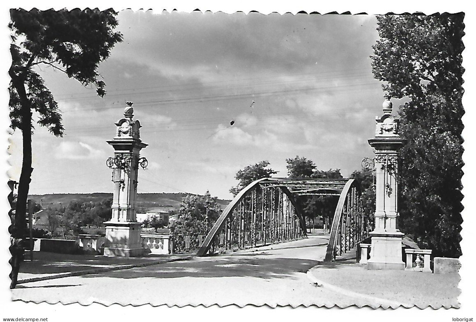 PUENTE DE HIERRO DE ABILIO CALDERON.-  PALENCIA.- ( ESPAÑA). - Palencia