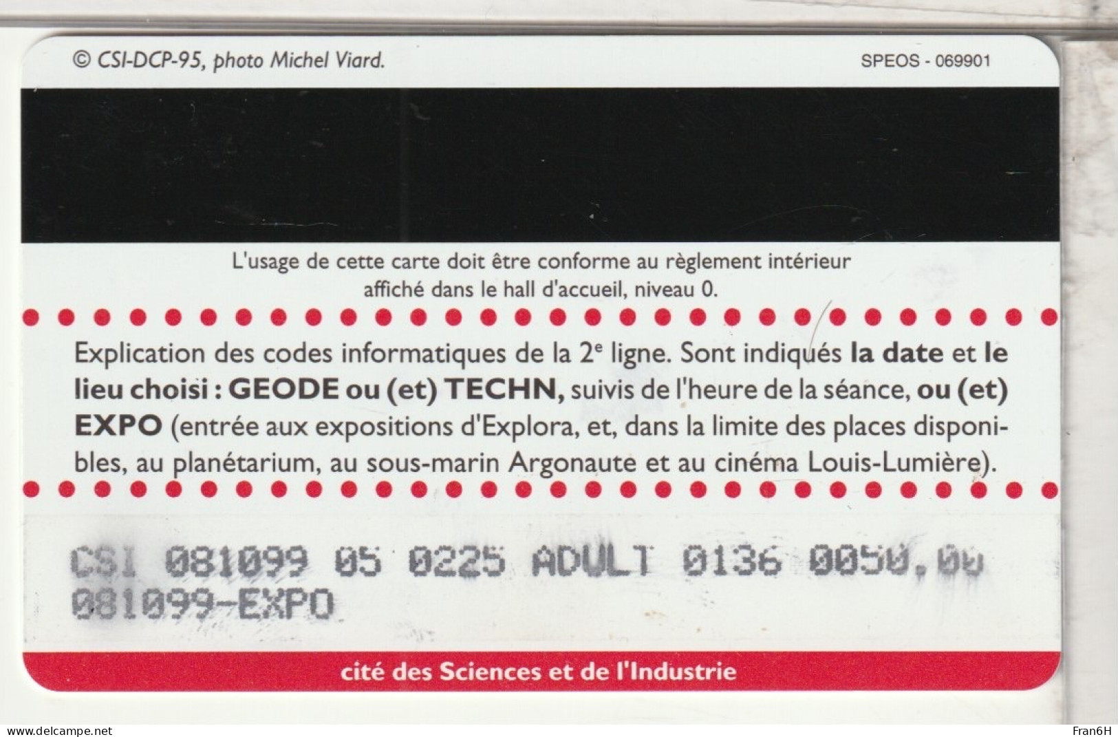 CINÉCARTE  - - Entradas De Cine