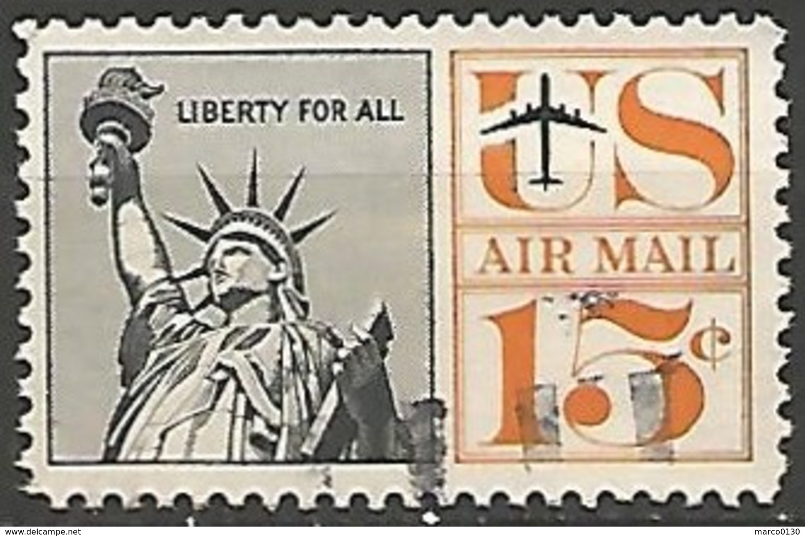 ETATS-UNIS / POSTE AERIENNE N° 59 OBLITERE - 3a. 1961-… Gebraucht