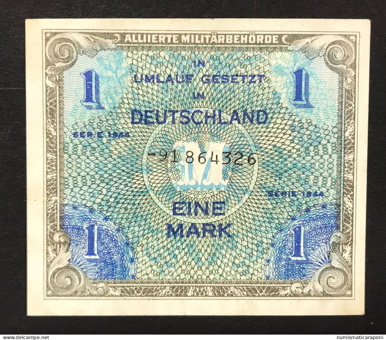 GERMANIA GERMANY  1 Mark 1944  Pick#193d LOTTO 518 - Segunda Guerra Mundial