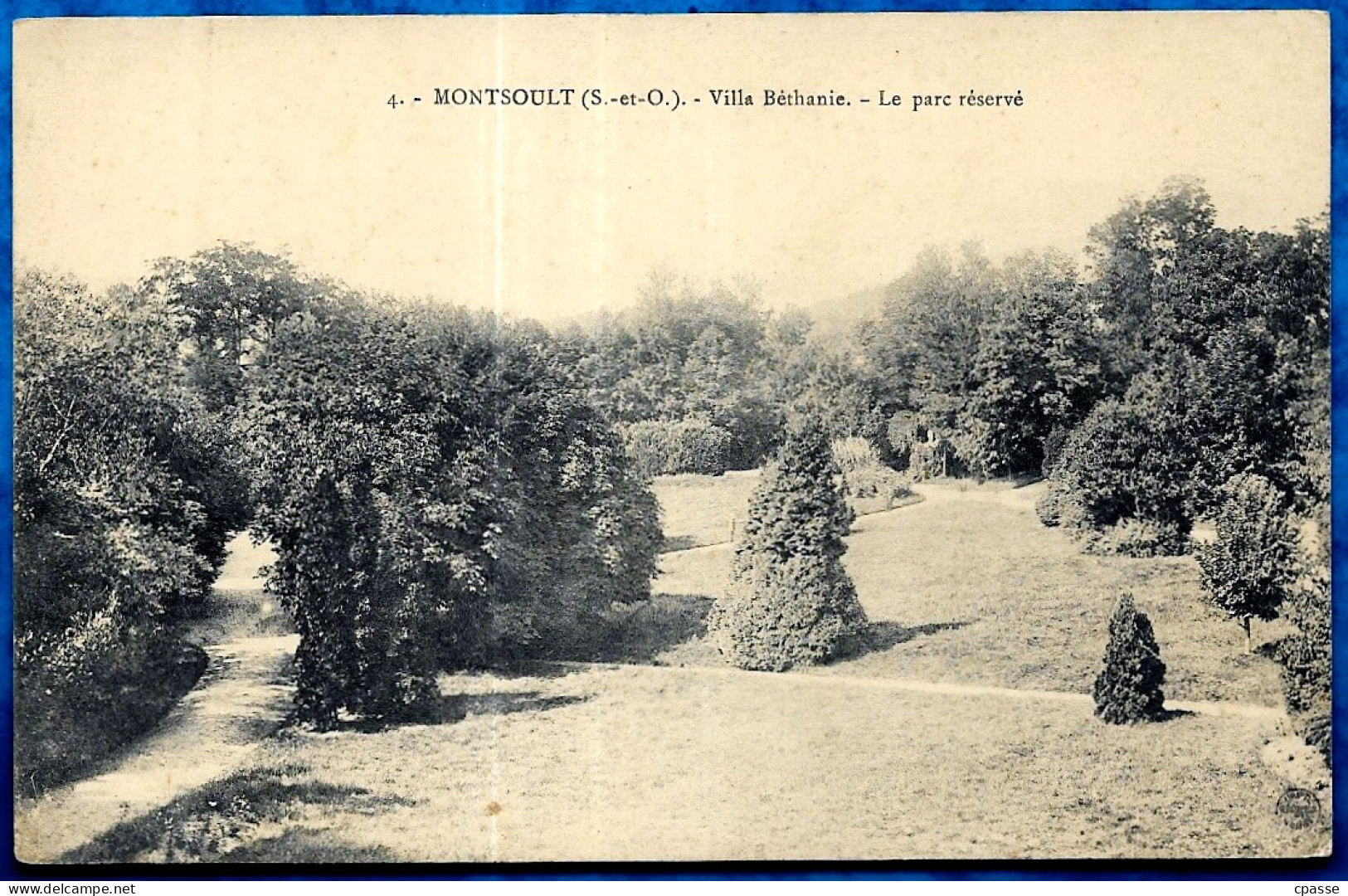 CPA 95 MONTSOULT - Villa Béthanie - Le Parc Réservé - Montsoult
