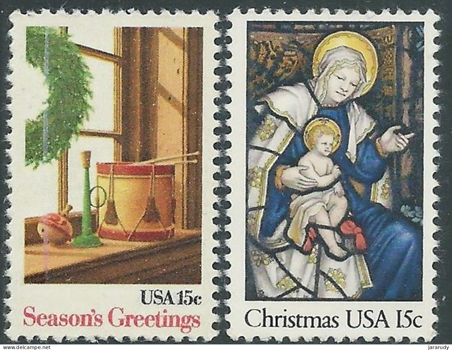 EEUU NAVIDAD 1980 Yv 1302/3 MNH - Unused Stamps
