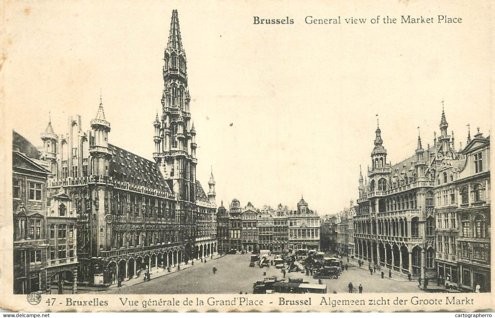 Belgium Bruxelles Market Place General View - Markten