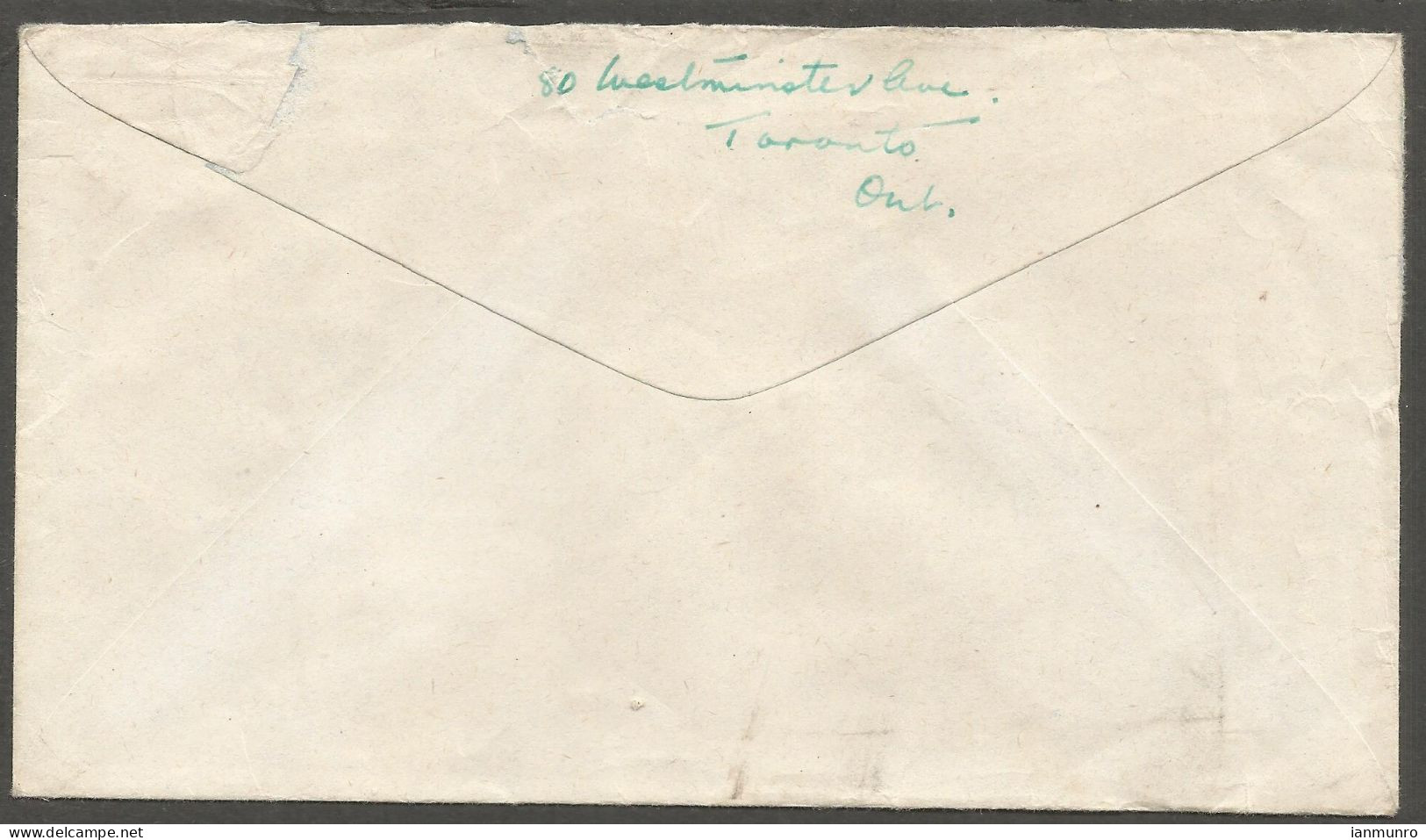 1948 Special Delivery Cover 14c War/E11 Toronto Terminal A Ontario To Woodstock - Postgeschiedenis