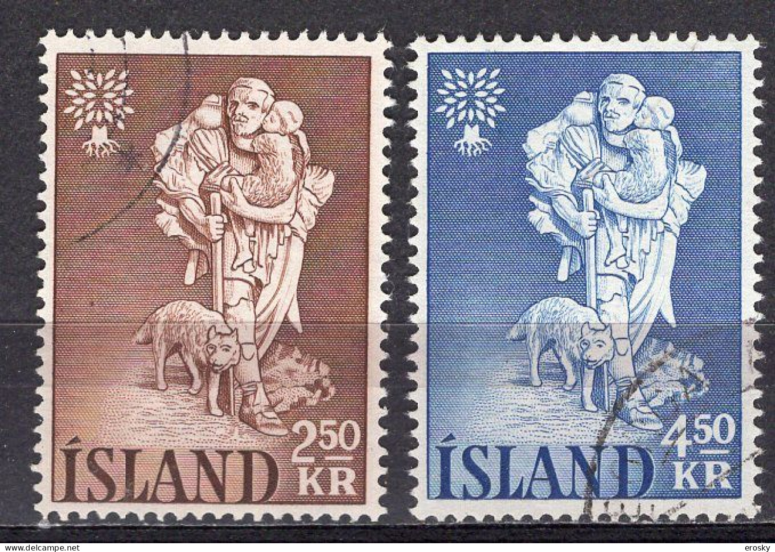 Q1081 - ISLANDE ICELAND Yv N°299/300 - Usati