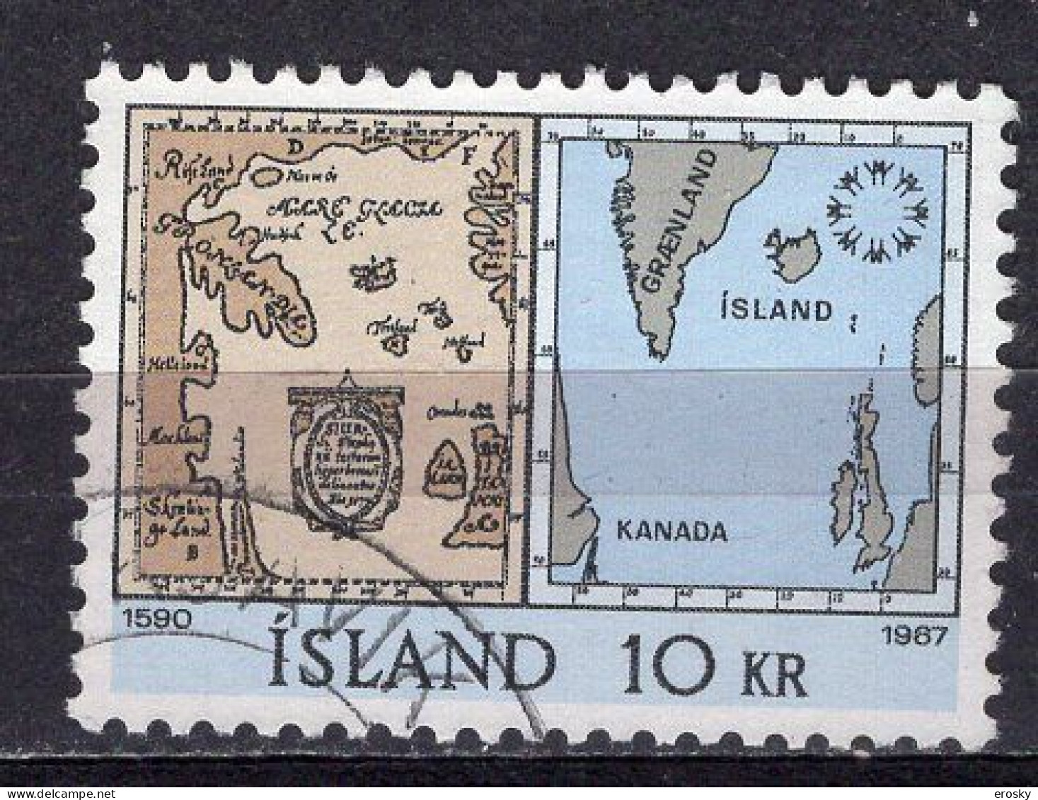 Q1092 - ISLANDE ICELAND Yv N°366 - Gebraucht