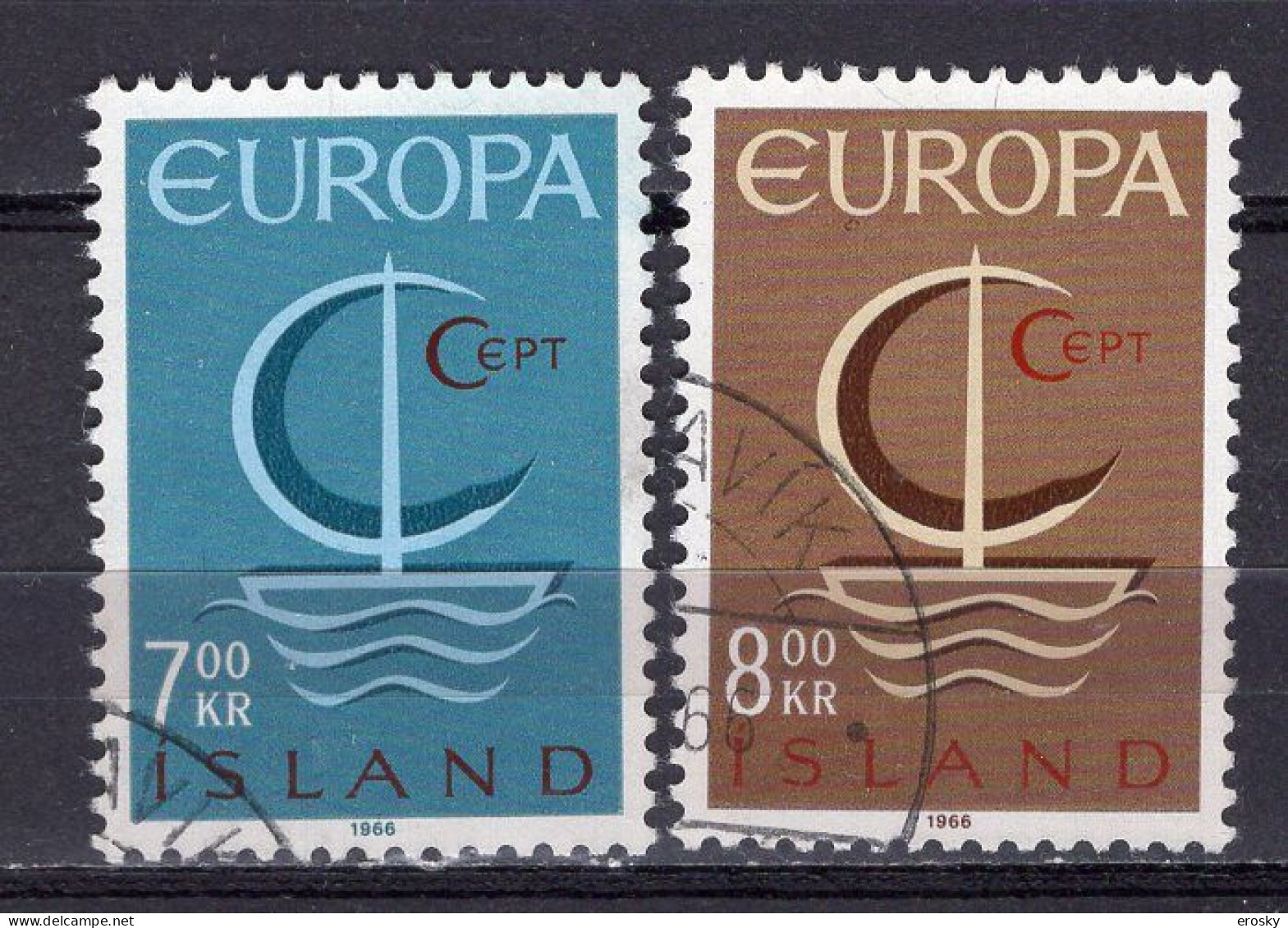 Q1089 - ISLANDE ICELAND Yv N°359/60 - Gebraucht