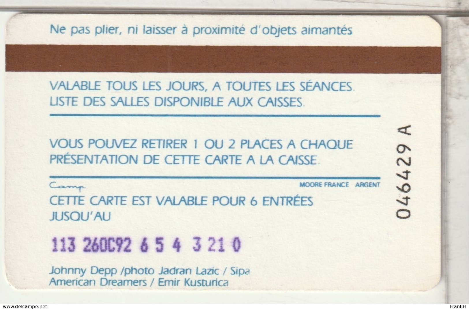 CINÉCARTE  - - Movie Cards