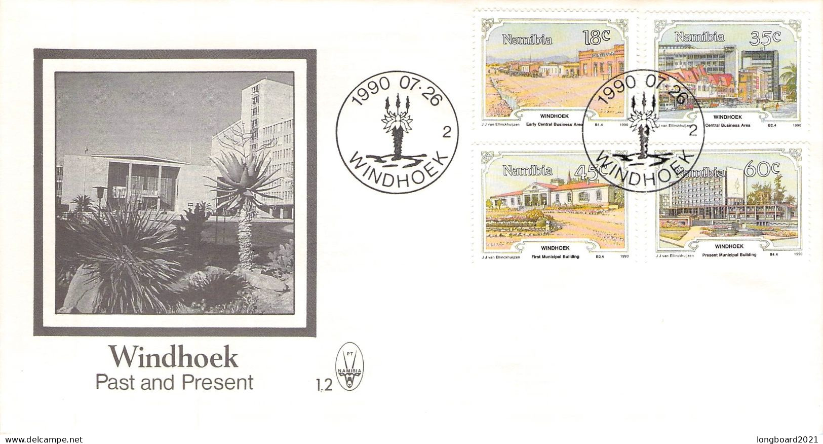 NAMIBIA - FDC 1990 - WINDHOEK  /4399 - Namibia (1990- ...)