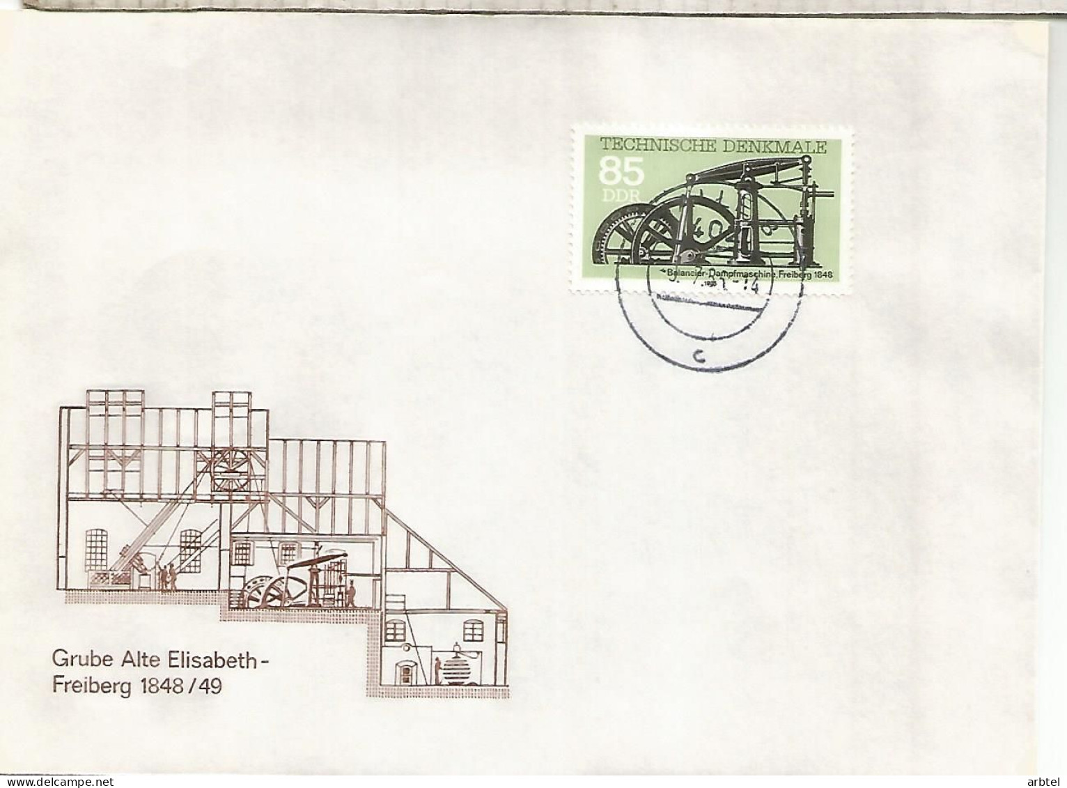 ALEMANIA DDR HALLE CIENCIA TECNICA MAQUINA DE VAPOR STEAM MACHINES - Other & Unclassified