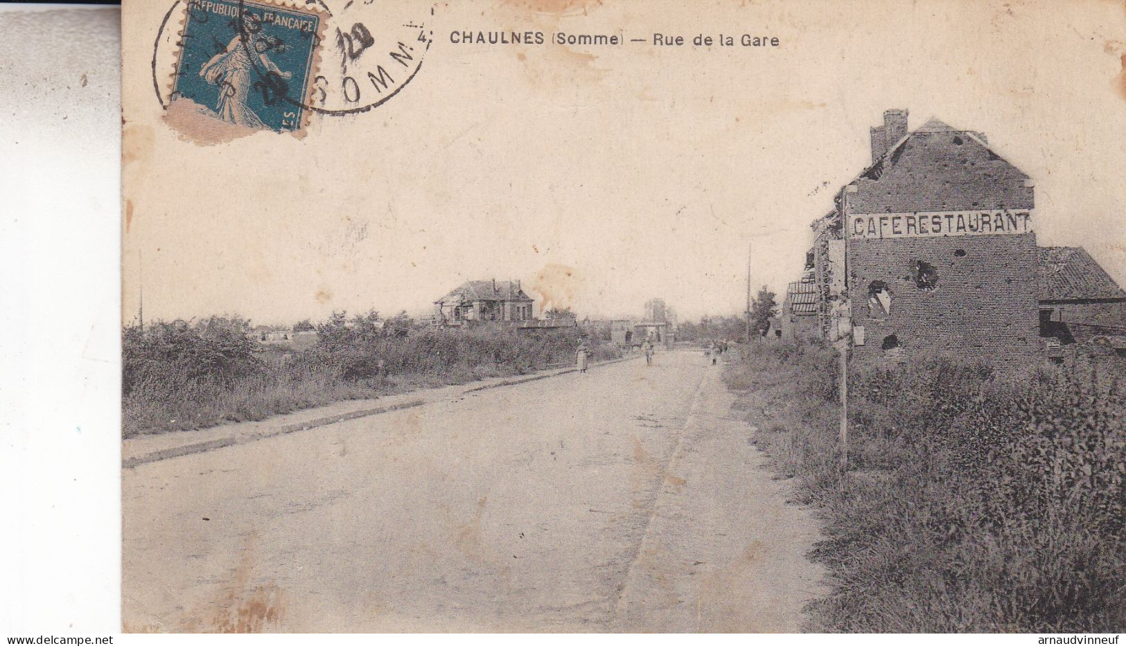 80-CHAULNES RUE DE LA GARE - Chaulnes