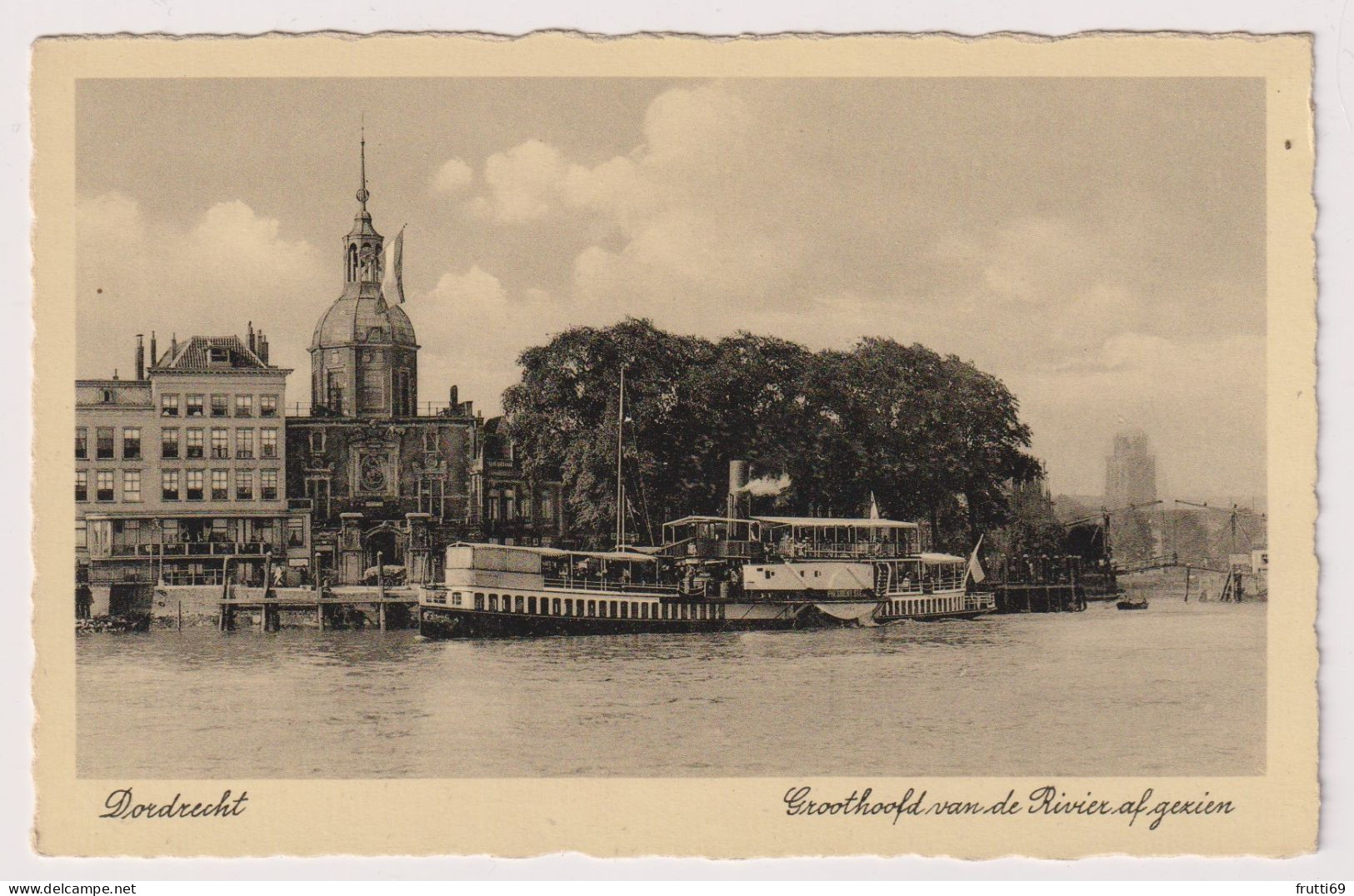 AK 197400 NETHERLANDS - Dordrecht - Groothoofd Van De Rivier Af  Gezien - Dordrecht