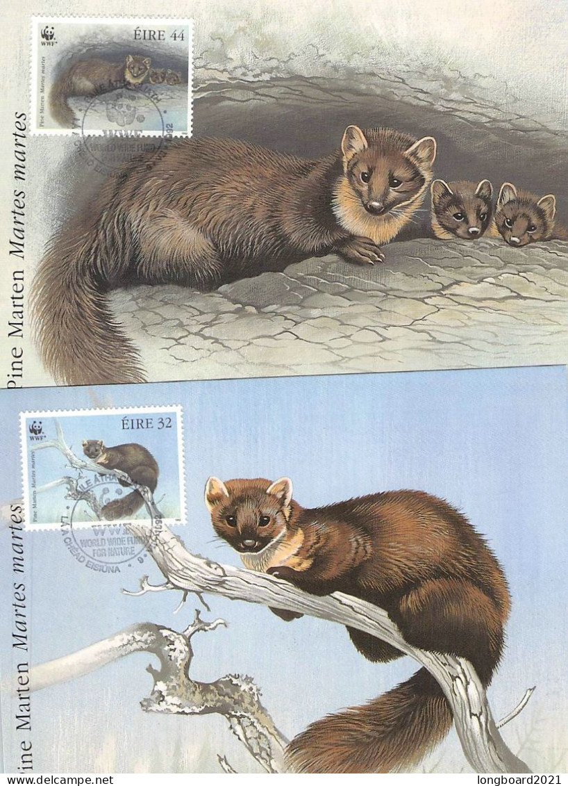 IRELAND - MCC 1991 WWF - PINE MARTEN  /4403 - Cartes-maximum