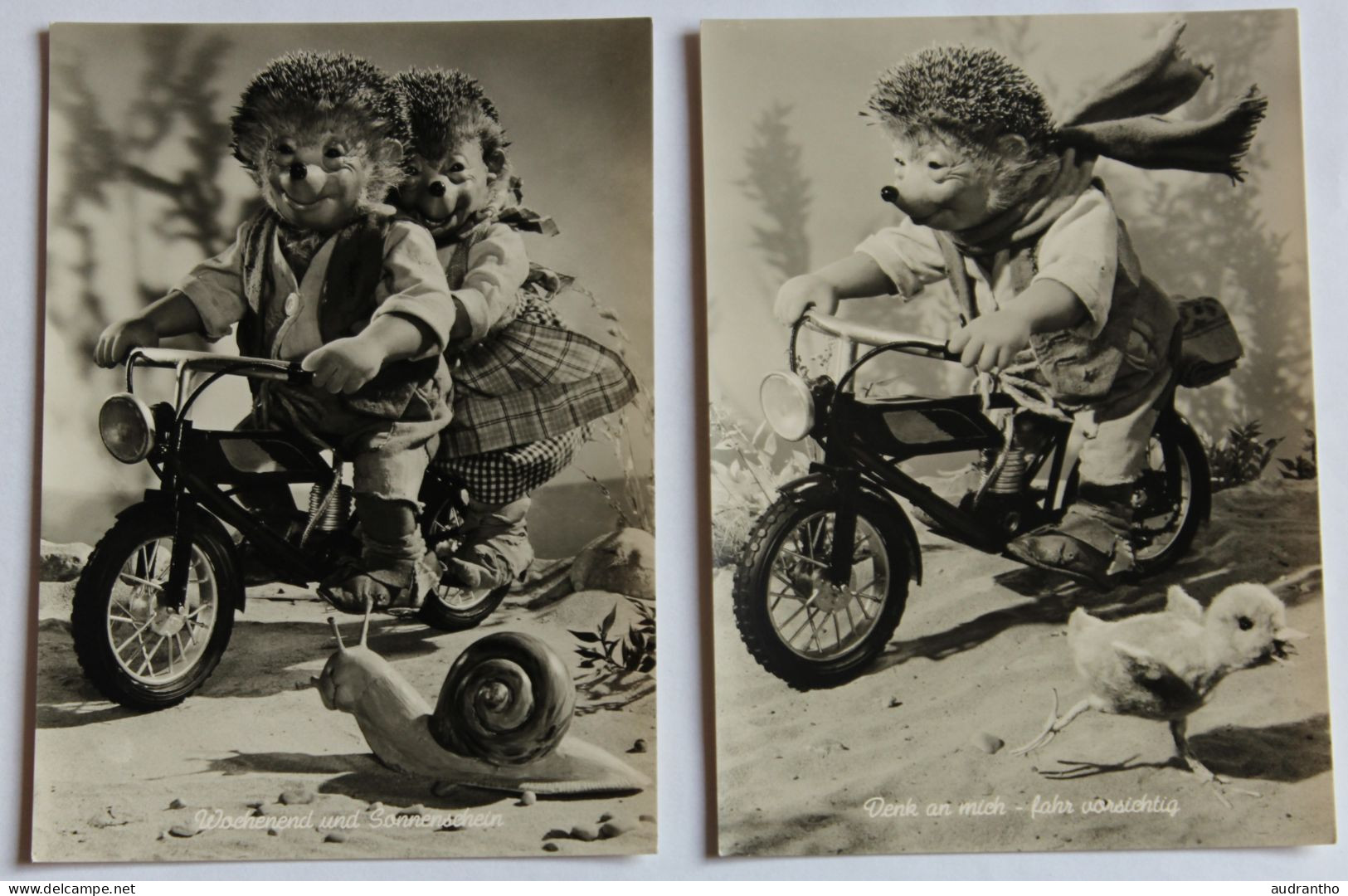 2 Cartes Postales à Choisir Hérisson MECKI Voiture Film De Marionnettes Des Frères Diehl Magazine HORZU - Mecki