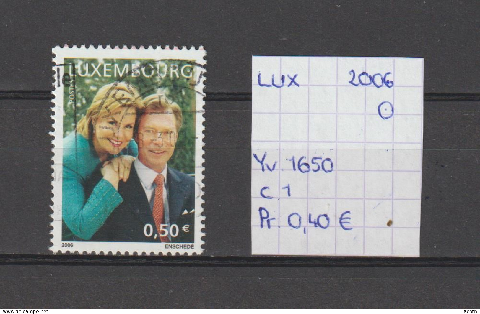 (TJ) Luxembourg 2006 - YT 1650 (gest./obl./used) - Usati