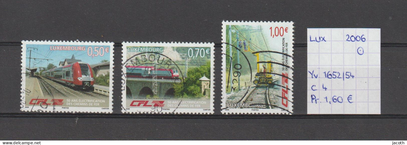 (TJ) Luxembourg 2006 - YT 1652/54 (gest./obl./used) - Used Stamps