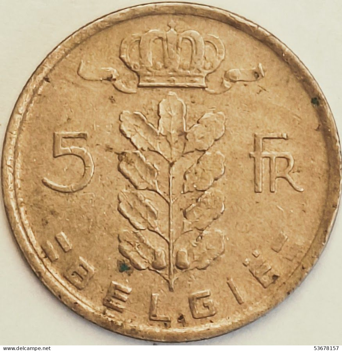 Belgium - 5 Francs 1971, KM# 135.1 (#3189) - 5 Frank