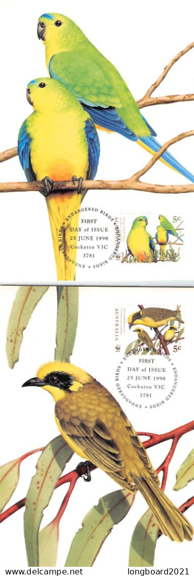 AUSTRALIA - MC 1998 WWF BIRDS - POSTAL STATIONERY  /4405 - Postal Stationery