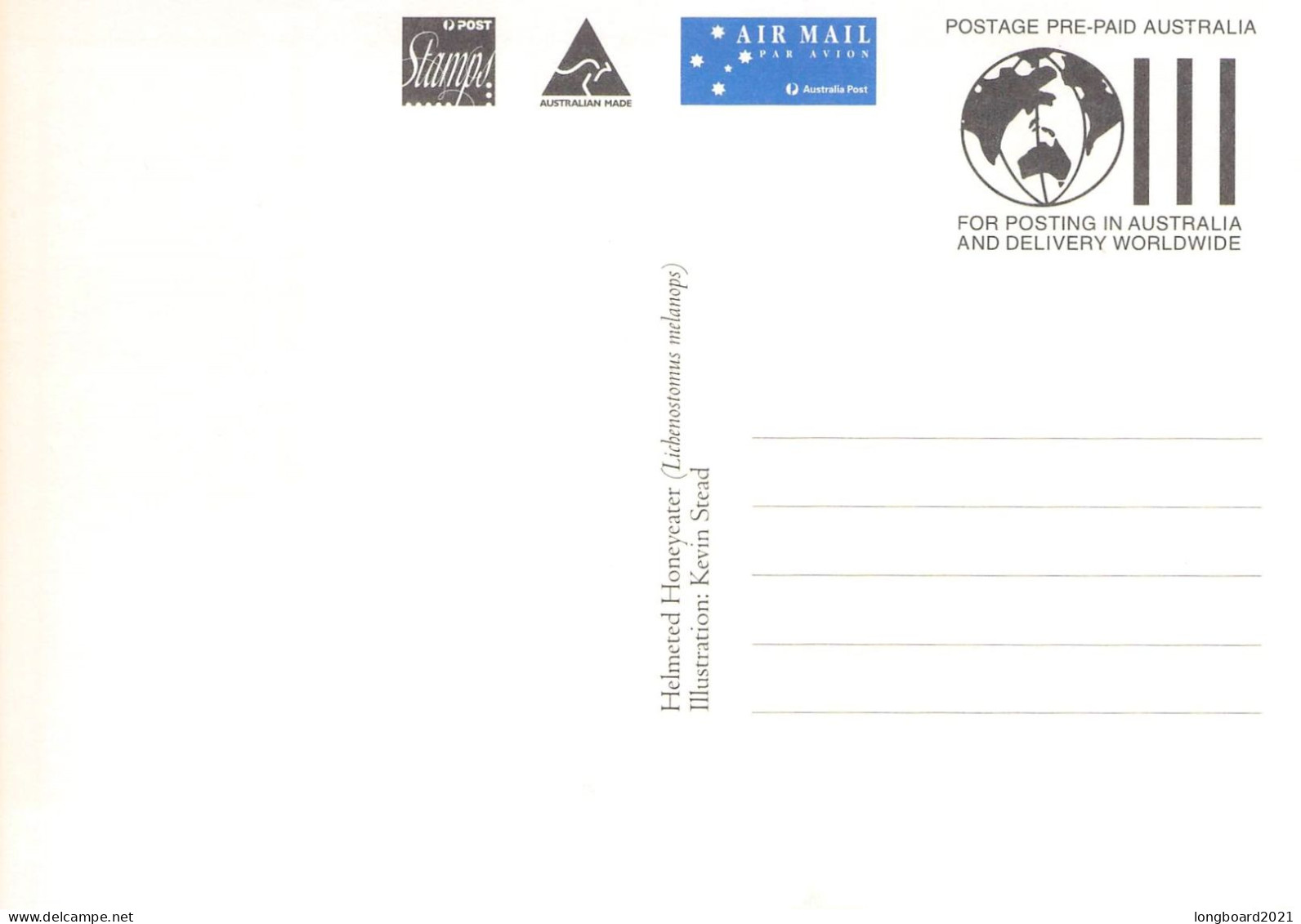 AUSTRALIA - MC 1998 WWF BIRDS - POSTAL STATIONERY  /4405 - Interi Postali