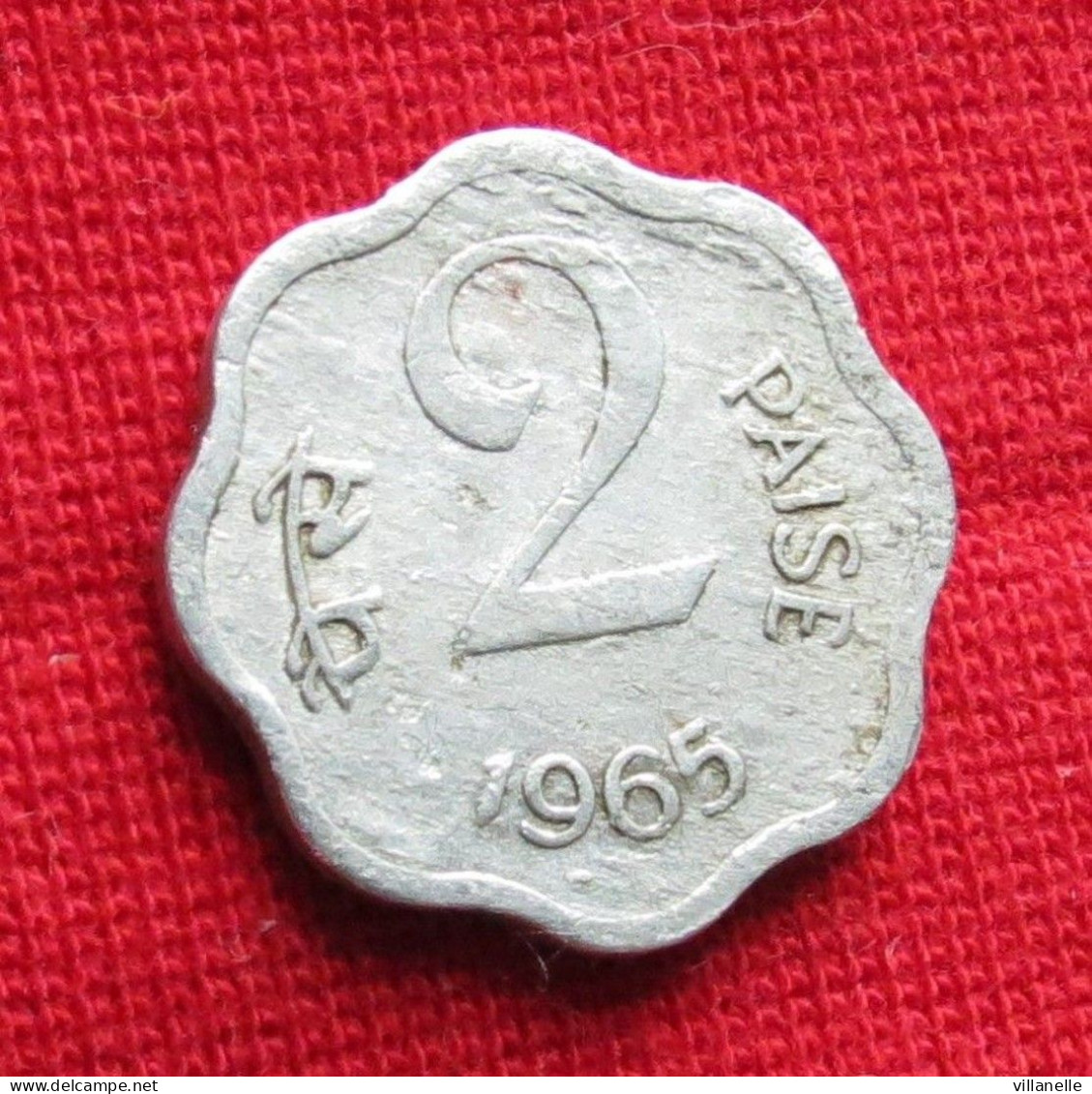 India 2 Paise 1965 KM# 13 *VT Inde Indien Indies Paisa - Inde