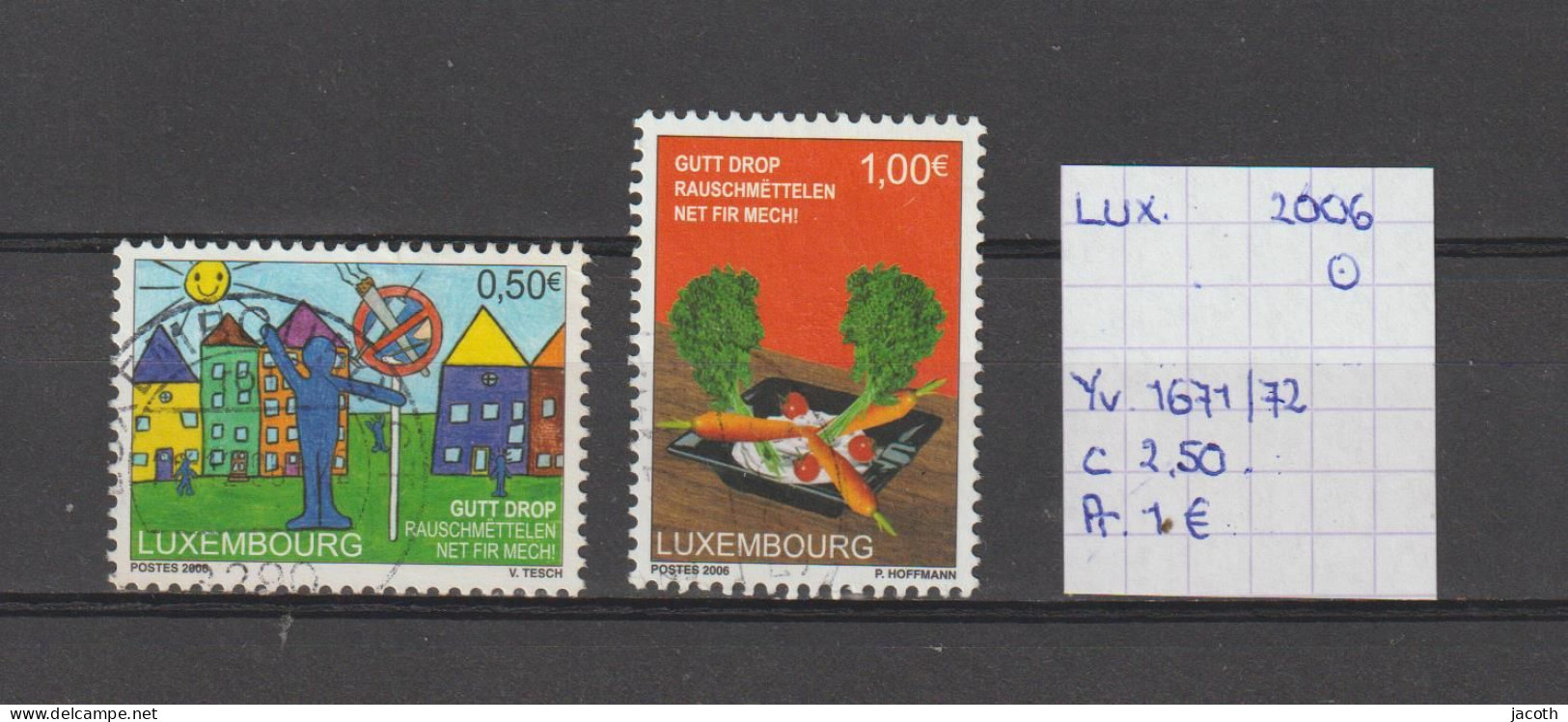 (TJ) Luxembourg 2006 - YT 1671/72 (gest./obl./used) - Gebraucht