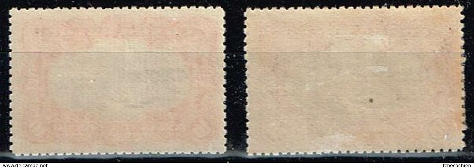 Congo Belge - 1910 - COB N° 55** Et 55 A** Carmin Laque, Très Légère Trace De Charnière Au N° 55 A - Unused Stamps