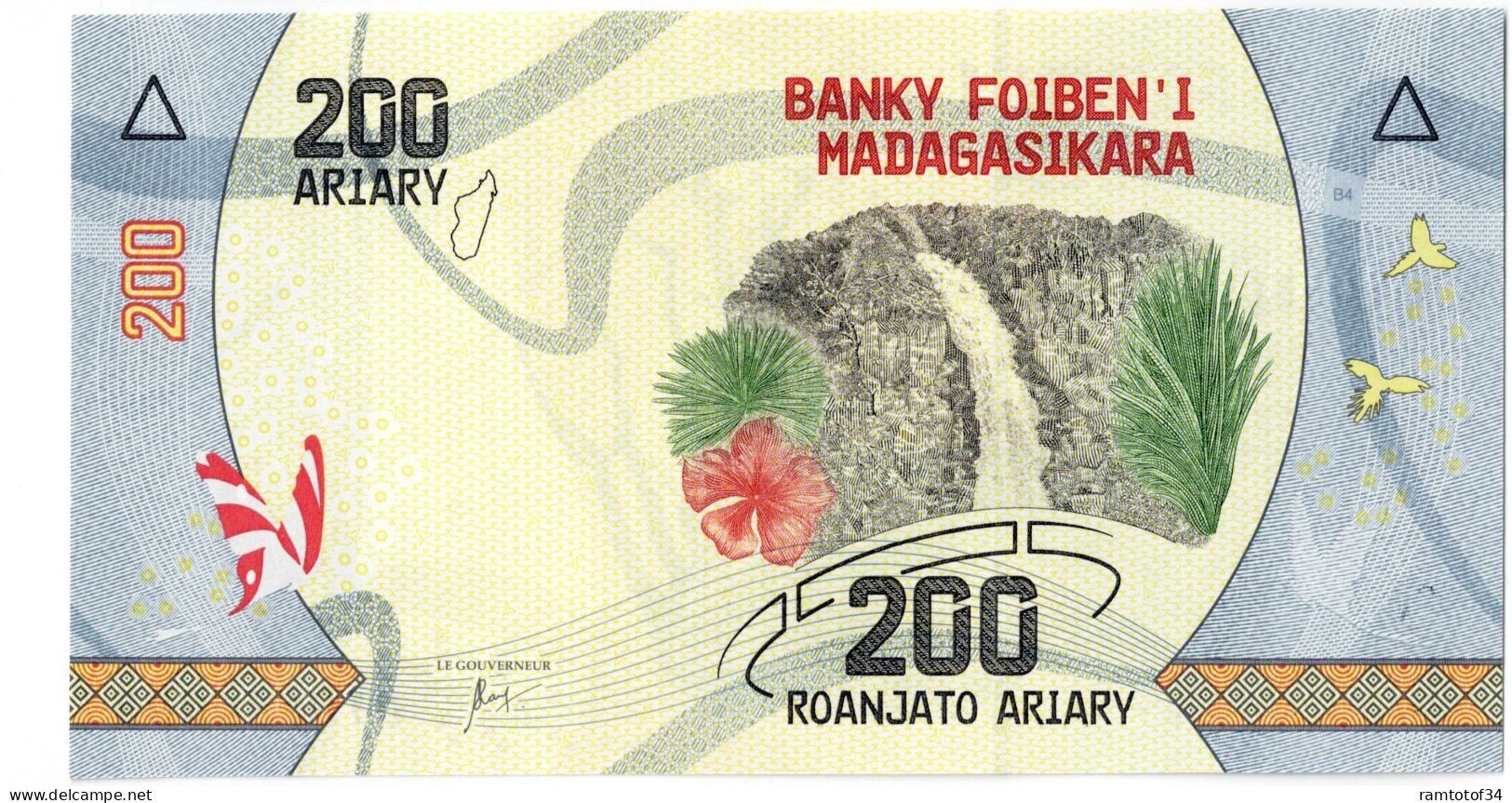 MADAGASCAR - 200 Ariary 2017 UNC - Madagaskar