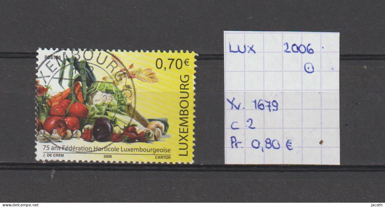 (TJ) Luxembourg 2006 - YT 1679 (gest./obl./used) - Oblitérés