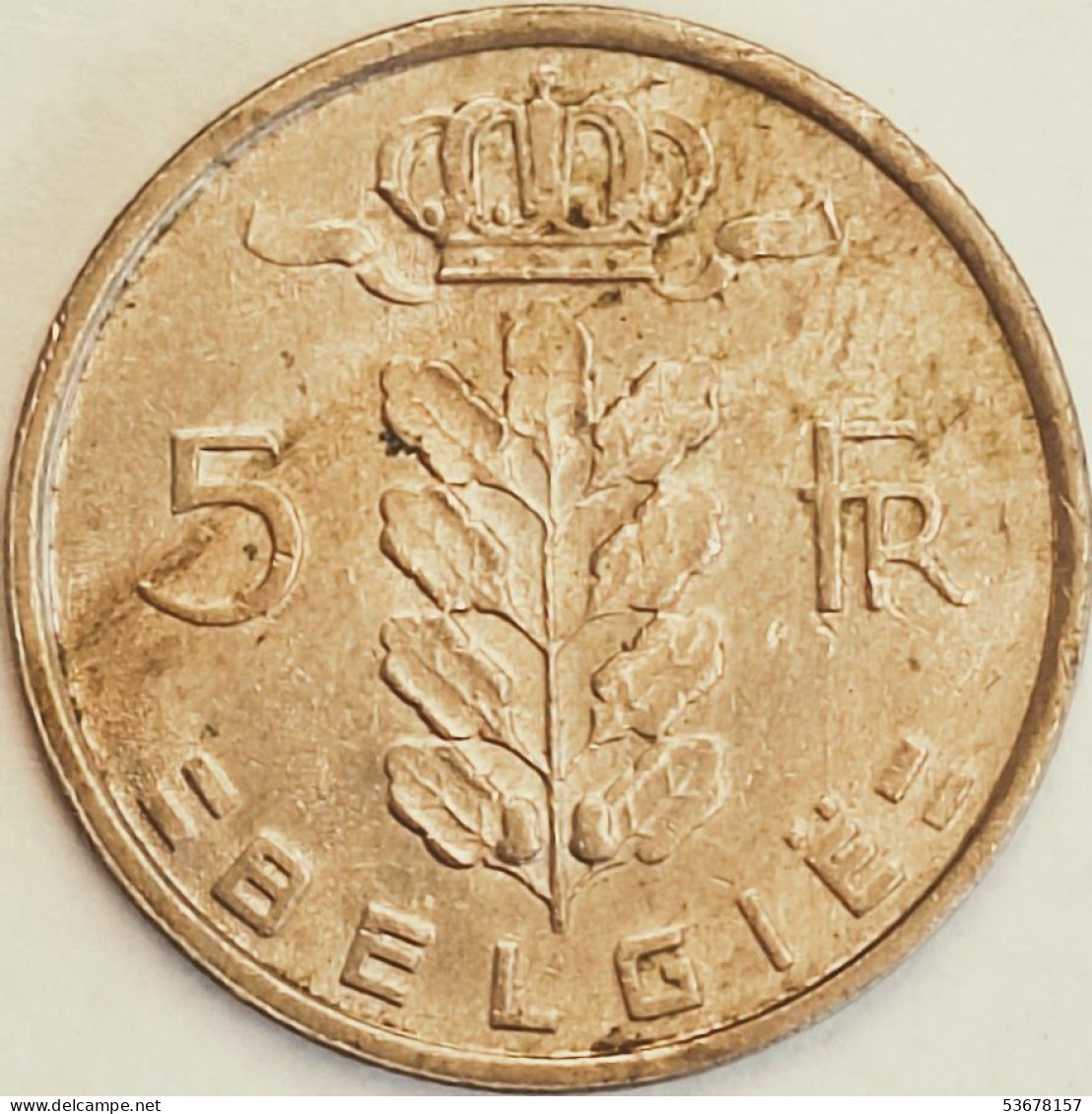 Belgium - 5 Francs 1973, KM# 135.1 (#3190) - 5 Francs