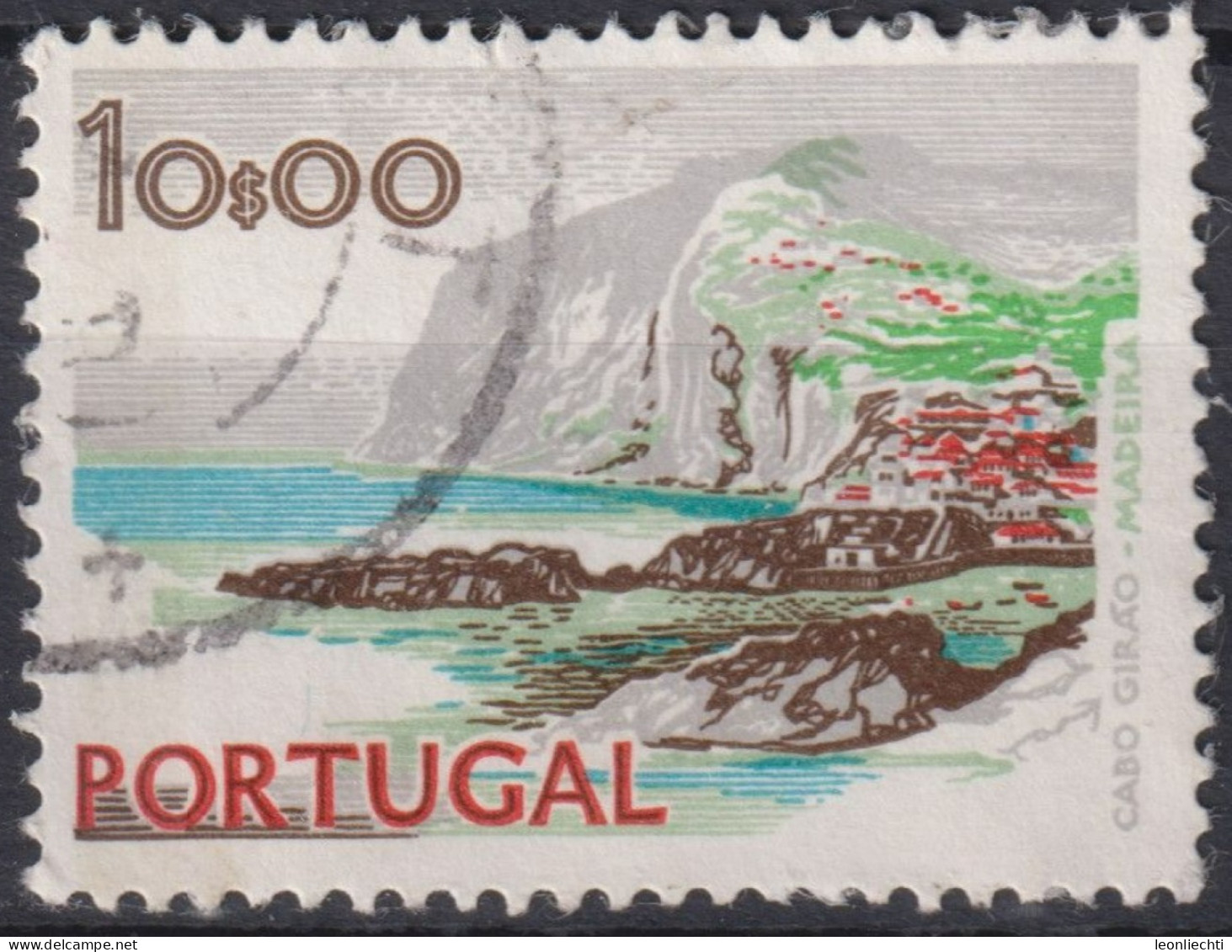 1978 Portugal ° Mi:PT 1191yVII, Sn:PT 1131c, Yt:PT 1140a, Cape Girao, Madeira - Usati