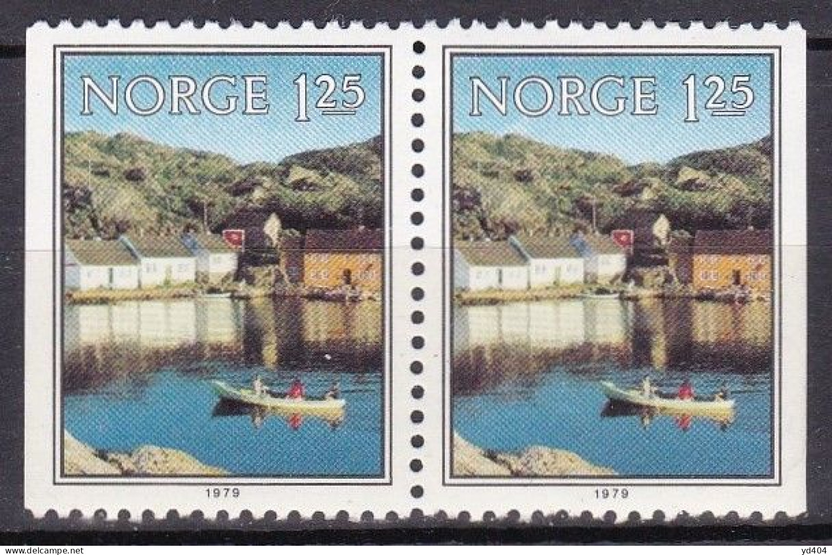 NO239AE - NORWAY 1979 – BLOCKS - LANDSCAPE – YT # 752a MNH 2,50 € - Neufs