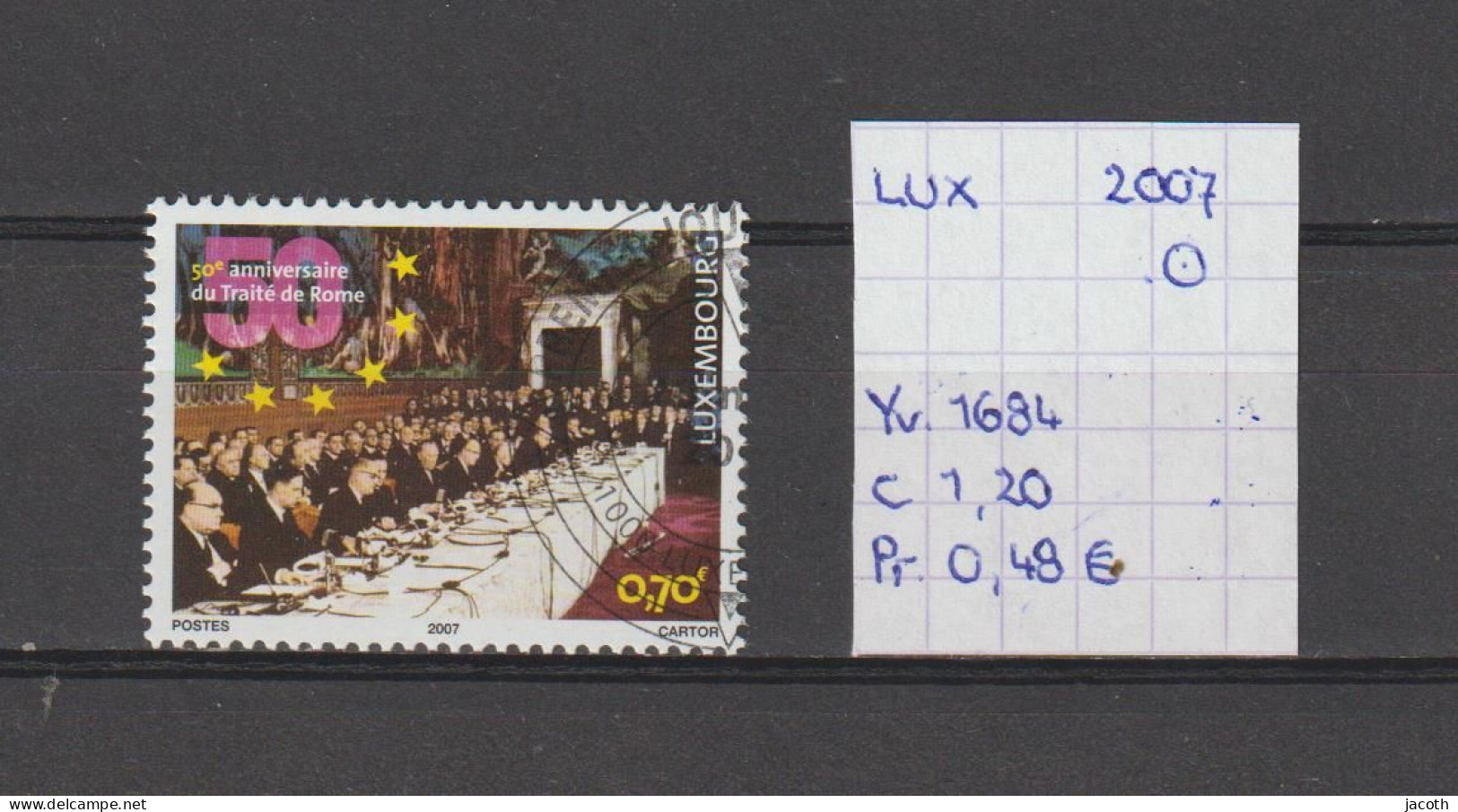 (TJ) Luxembourg 2007 - YT 1684 (gest./obl./used) - Gebraucht