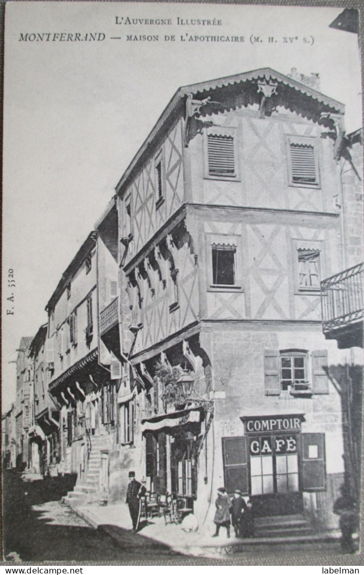 FRANCE MONTFERRAND OLD TOWN BUILDING HOUSE KARTE CARTE POSTALE ANSICHTSKARTE POSTCARD CARD CARTOLINA POSTKARTE - Brumath