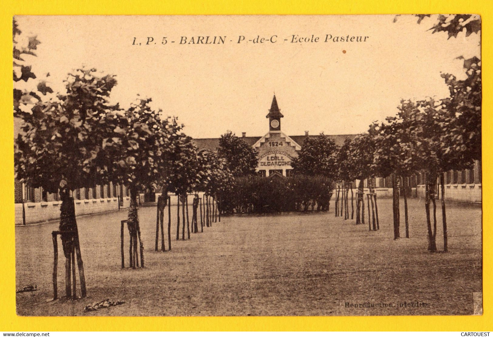 BARLIN - Ecole Pasteur - Barlin