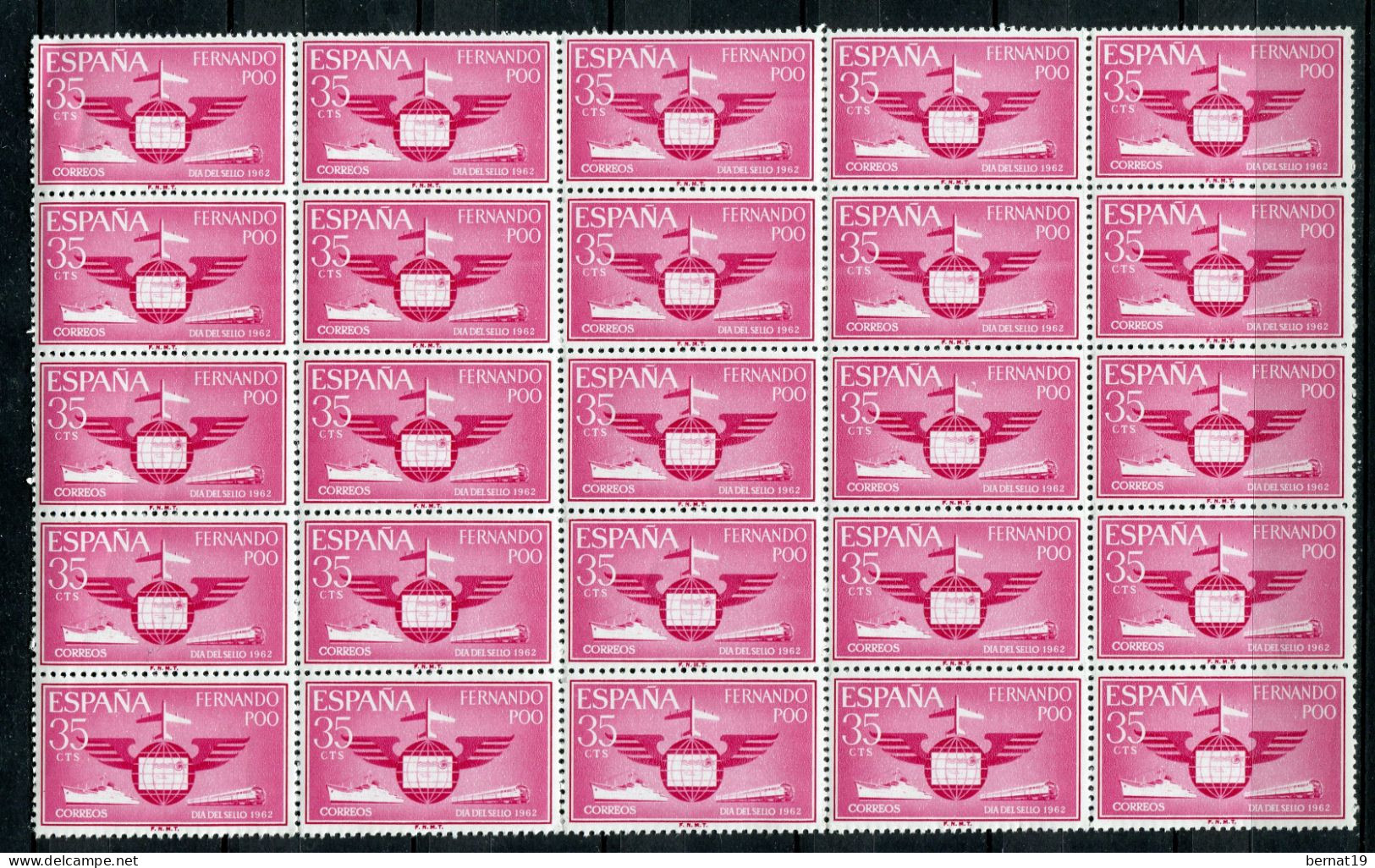 Fernando Poo 1962. Edifil 210-12 X 25 ** MNH. - Fernando Po