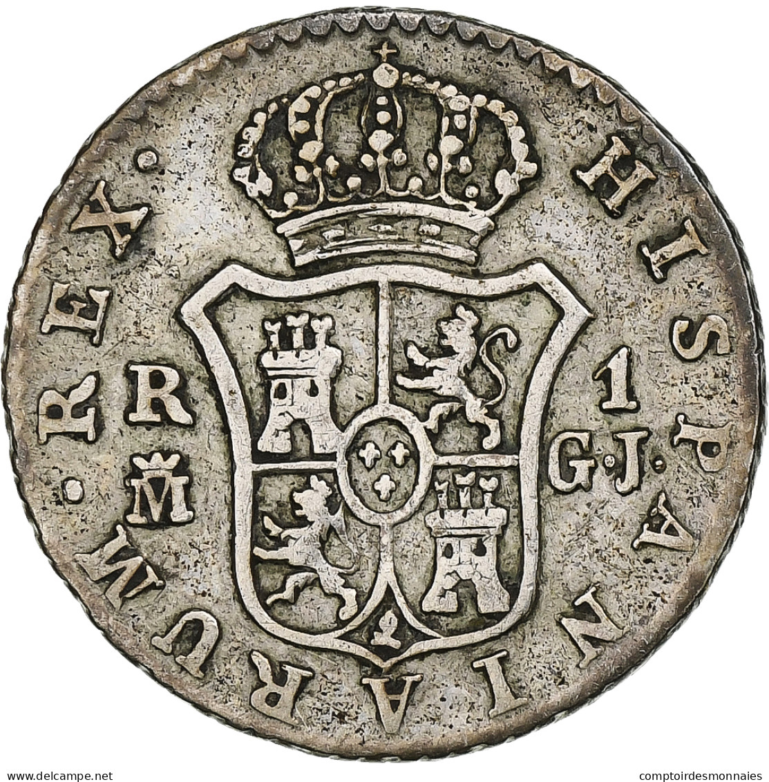 Espagne, Ferdinand VII, Real, Croat, 1820, Madrid, Argent, TB+, KM:462.3 - Premières Frappes