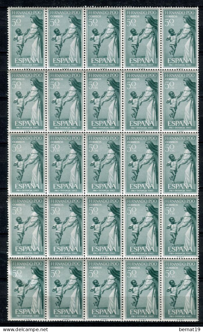 Fernando Poo 1963. Edifil 215-17 X 25 ** MNH. - Fernando Po