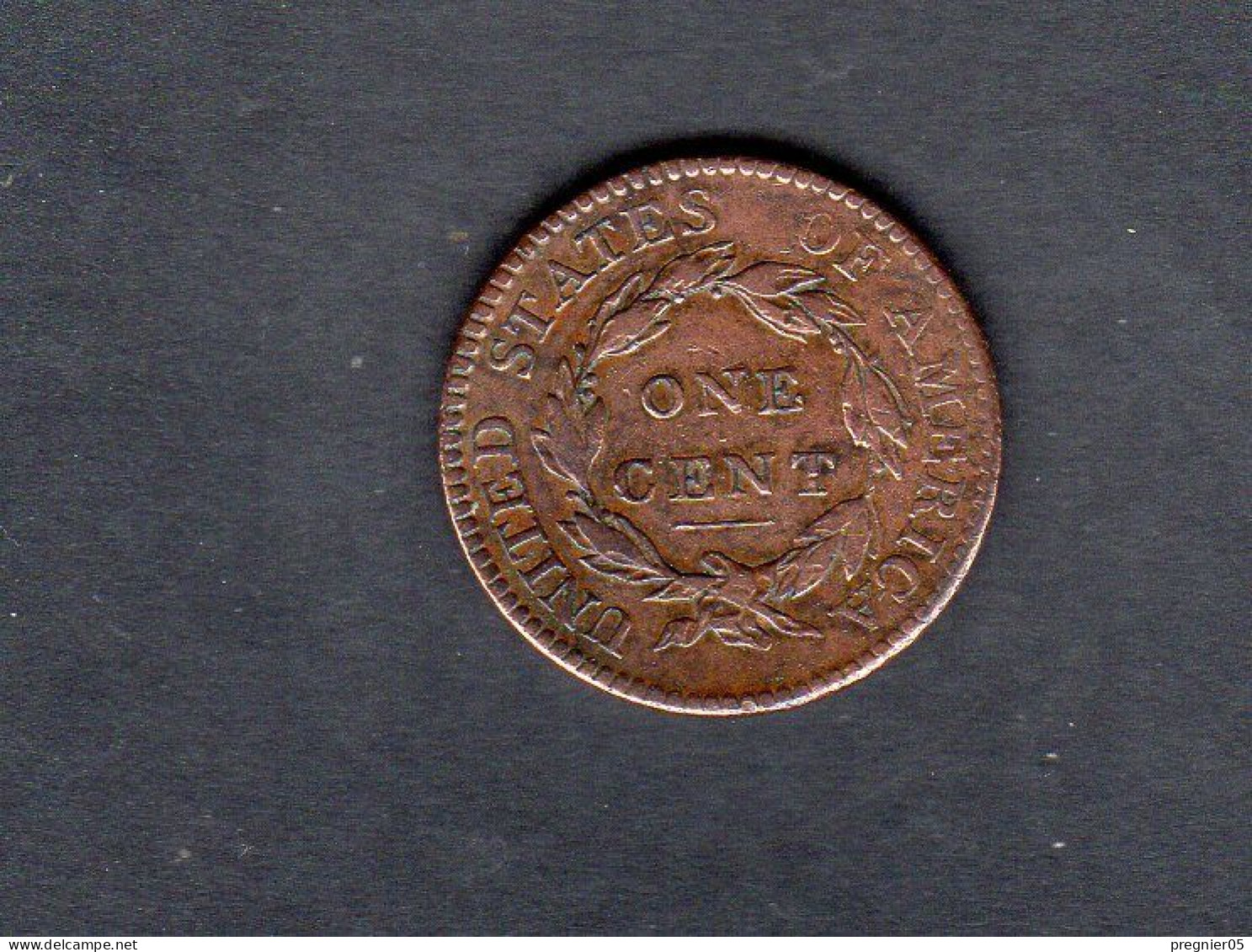 USA - Pièce 1 Cent "Coronet / Matron" Type 1  1816 TTB/VF  KM.045.1 - 1816-1839: Coronet Head (Testa Coronata