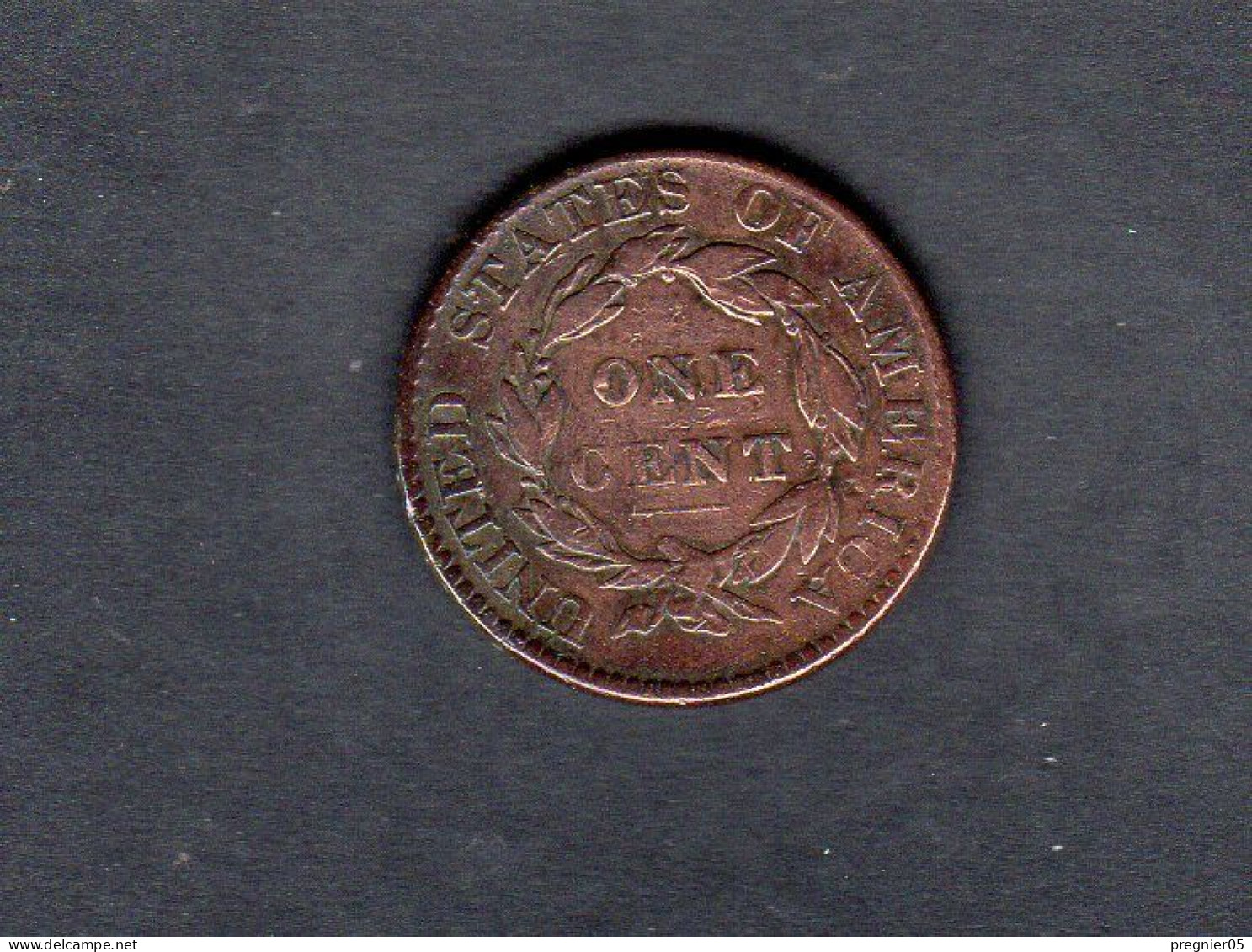 USA - Pièce 1 Cent "Coronet / Matron" Type 1  1820 TTB/VF  KM.045.1 - 1816-1839: Coronet Head