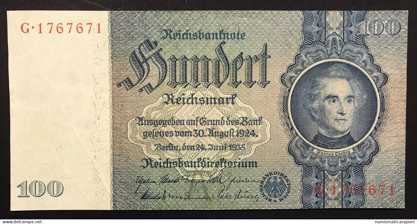 Germania Germany 100 Mark  1935 Pick#183   LOTTO 491 - 100 Mark