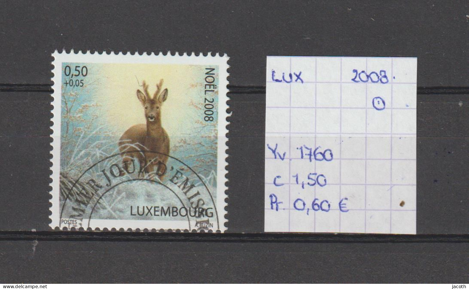 (TJ) Luxembourg 2008 - YT 1760 (gest./obl./used) - Gebruikt