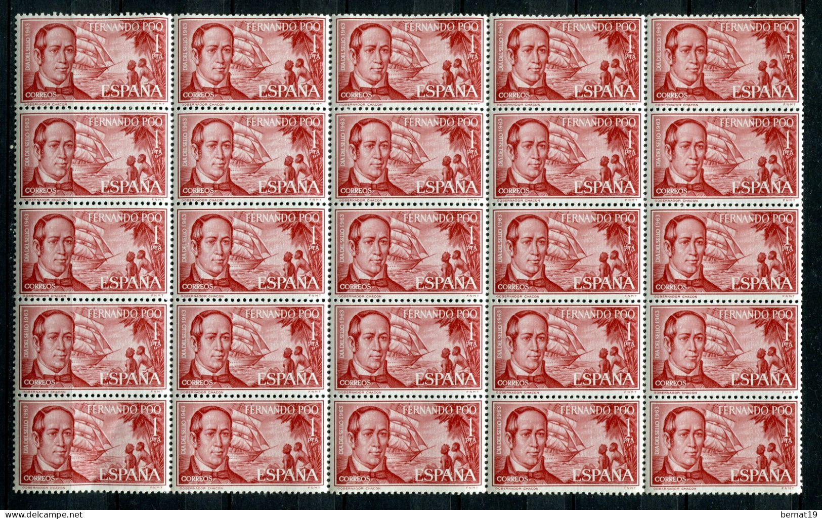 Fernando Poo 1964. Edifil 220-22 X 25 ** MNH. - Fernando Po