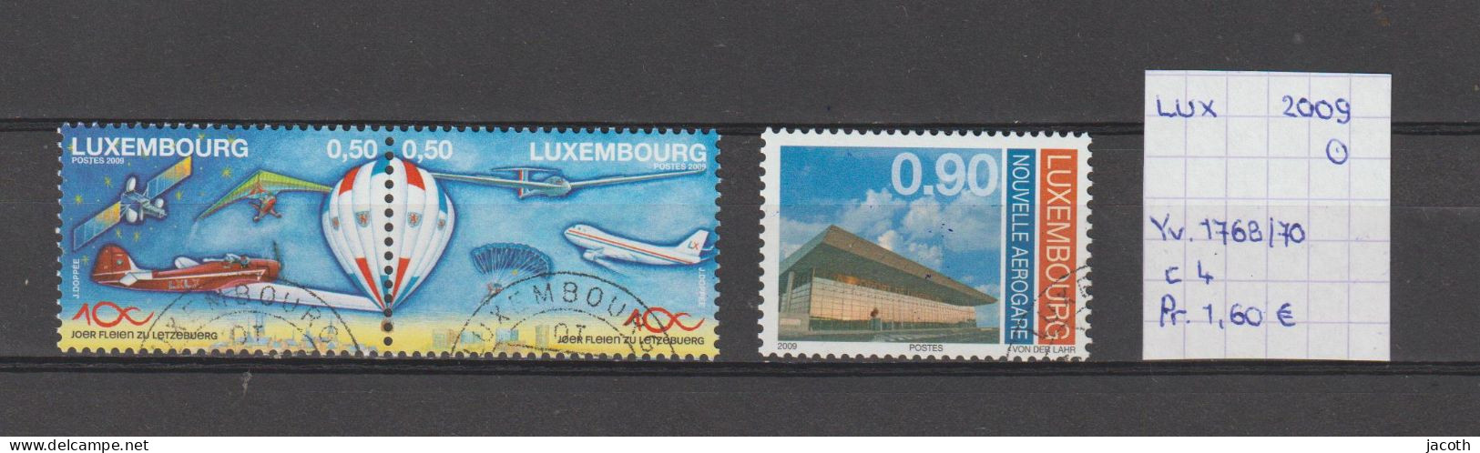 (TJ) Luxembourg 2009 - YT 1768/70 (gest./obl./used) - Gebruikt