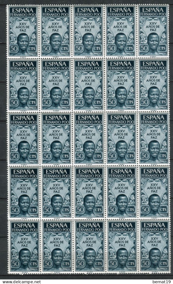 Fernando Poo 1965. Edifil 239-41 X 25 ** MNH. - Fernando Po