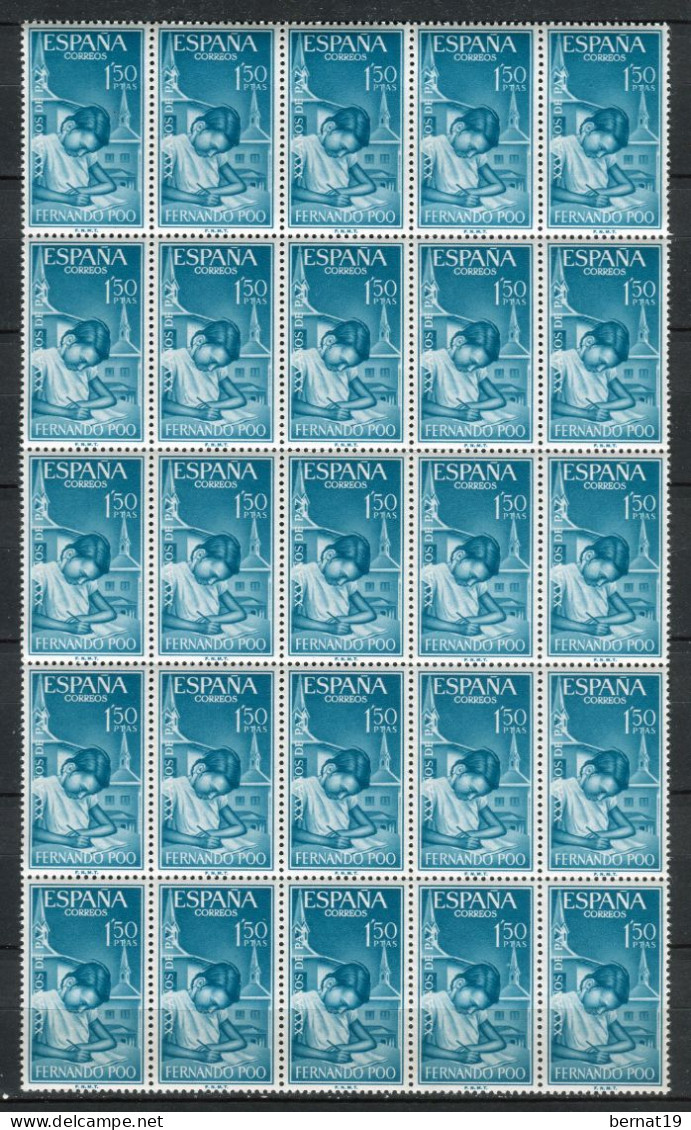 Fernando Poo 1965. Edifil 239-41 X 25 ** MNH. - Fernando Po