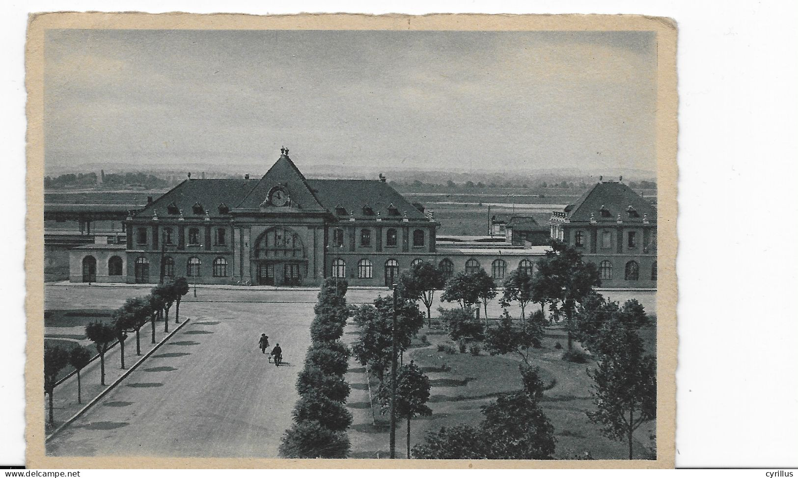 CPA - SKT.LUDWIG - SAINT-LOUIS - BAHNHOF - Saint Louis