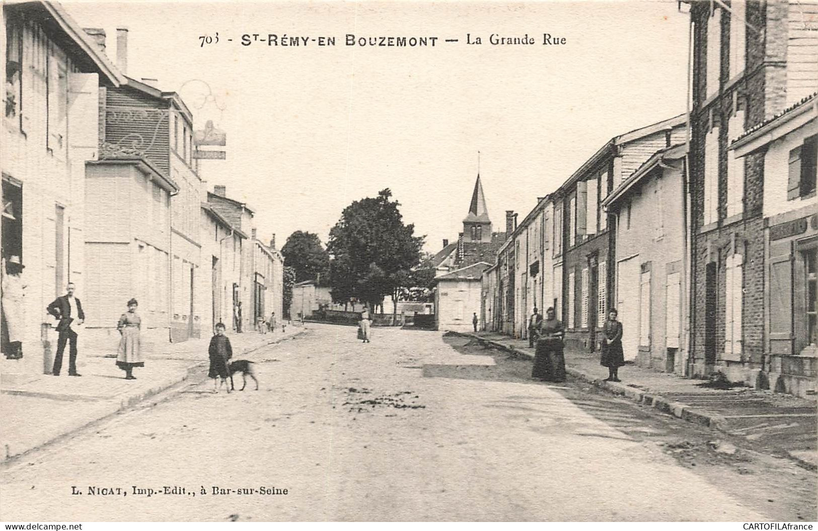 SAINT REMY EN BOUZEMONT La Grande Rue - Saint Remy En Bouzemont